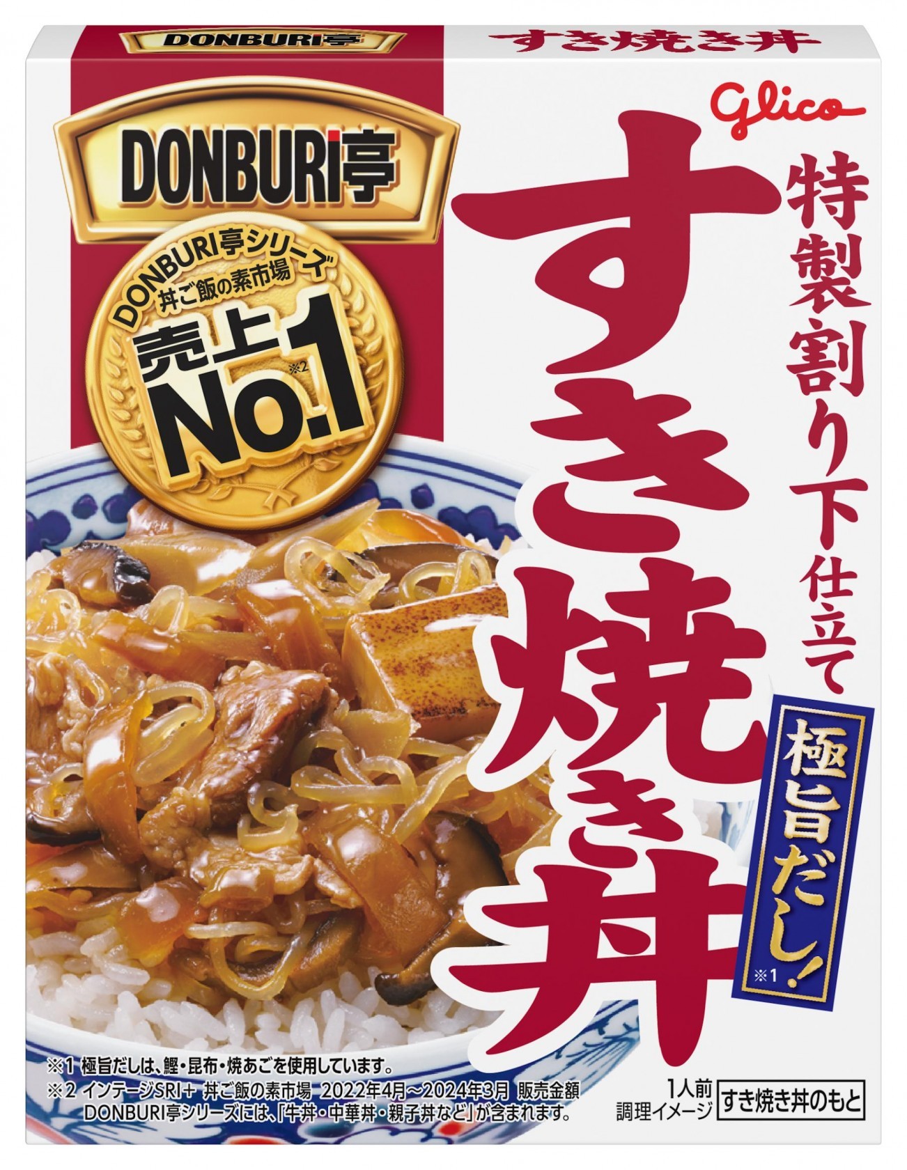 DONBURI亭すき焼き丼　パッケージ画像