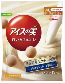 アイスの実 白いカフェオレ 公式 江崎グリコ Glico