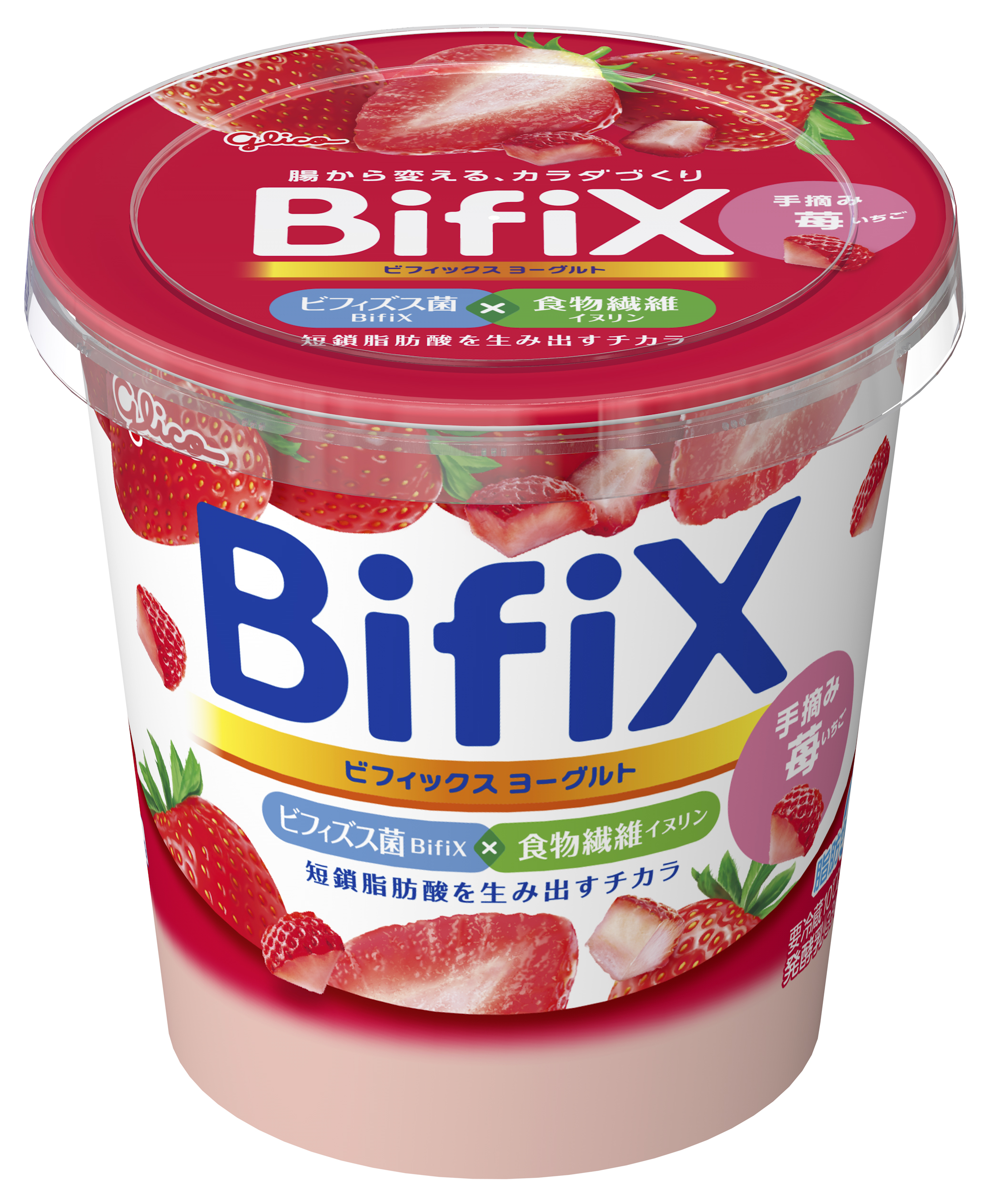 Bifixヨーグルト 手摘み苺 330g 公式 江崎グリコ Glico