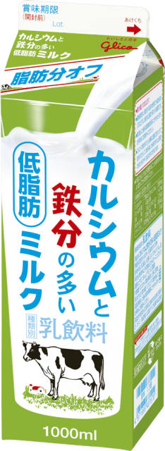 カルシウムと鉄分の多いミルク 1000ml 公式 江崎グリコ Glico