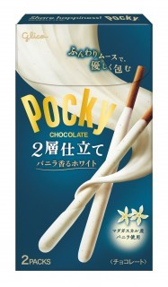 ポッキー2層仕立て＜バニラ香るホワイト＞　パッケージ画像