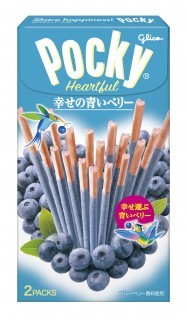 ポッキーハートフル＜幸せの青いベリー＞　パッケージ画像